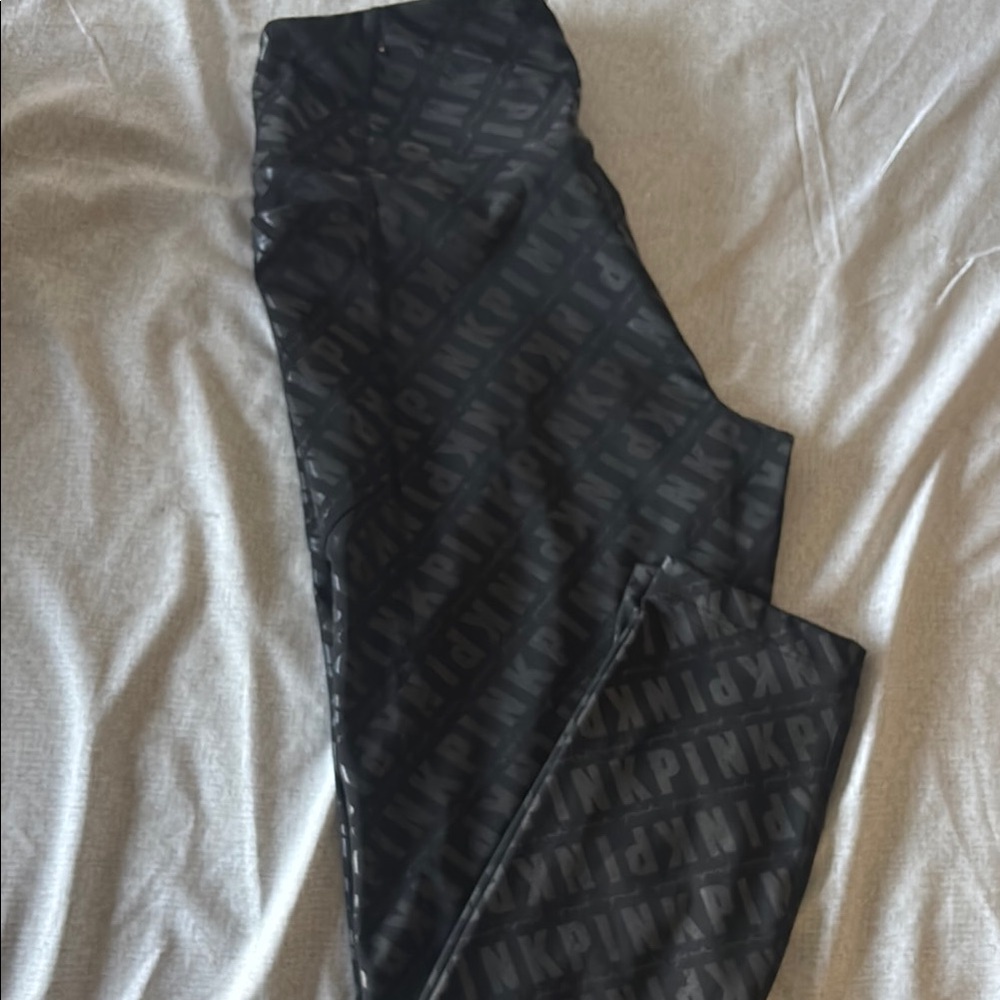 PINK Victoria's Secret Kids Charcoal Leggings